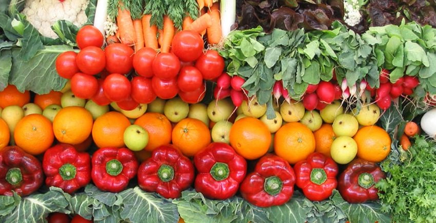 Raccolto aprile ortaggi e verdura